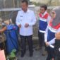 Wako Pariaman Genius Umar meninjau pelatihan smart farming di Desa Kampung Apar. (Diskominfo Pariaman)