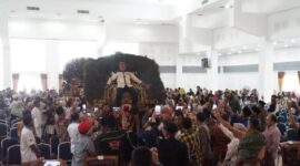 Pengukuhan Paguyuban Keluarga Jawa Prasetya Eka Sasanti Tanah Datar periode 2023-2028. (Pemkab Tanah Datar)