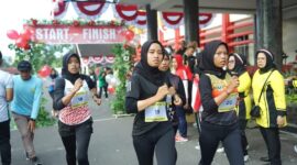 Para peserta mengikuti Kejurda Atletik Lomba Jalan Cepat Putri 3000 meter Putri. (IST)