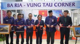 Peresmian Ba Ria Vung Tau Corner di Bagindo Aziz Chan Youth Center. (Prokopim Padang)