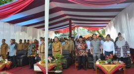 Penilaian Camat Berprestasi Tingkat Provinsi Sumbar Tahun 2023 di Kantor Camat padang Selatan, Senin (28/8/2023). (Prokopim Padang)