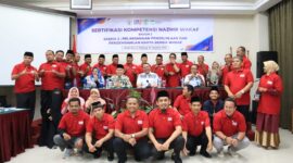 Perwakilan BWI Provinsi Sumbar menggelar pelatihan dan sertifikasi Kompetensi Nazhir Wakaf. (Kemenag Sumbar)