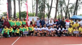 Pembukaan babak kualifikasi sepatu roda PON XXI Aceh–Sumut 2024 di Sirkuit Sepatu Roda Pantai Cermin Kota Pariaman. (Diskominfo Pariaman)