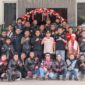 Wakil Wali Kota Solok Ramadhani Kirana Putra bersama rombongan Touring Merah Putih dari HTCI di halaman Balaikota Solok. (Prokopim Kota Solok)
