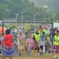 Turnamen mini soccer di lapangan Perumahan Villa Mega, Kelurahan Mata Air, Kecamatan Padang Selatan. (Prokopim Padang)