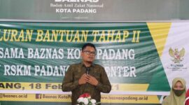 Kepala Pelaksana Baznas Kota Padang, Sintaro Abe. (Dok Baznas Padang)