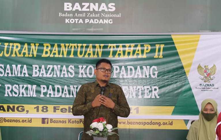 Kepala Pelaksana Baznas Kota Padang, Sintaro Abe. (Dok Baznas Padang)