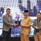 Gubernur Sumbar Mahyeldi saat Customer Gathering PLN UID Sumbar di Ballroom 2 ZHM Premiere Hotel, Selasa (5/9/2023). (adpsb)