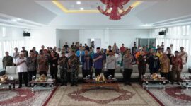 Deklarasi Pemilu Damai 2024 dalam rangka mewujudkan situasi kamtibmas yang aman dan kondusif di Kota Padang Panjang. (Diskominfo Padang Panjang)