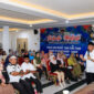 Kepala Dinsos Padang Heriza Syafani saat Sosialisasi DTKS di Aula Kantor Camat Padang Selatan, Rabu (20/9/2023). (Dinsos Padang)