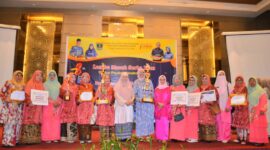 Forikan Padang meraih sejumlah prestasi di Lomba Masak Serba Ikan Tingkat Sumbar 2023, Selasa (26/9/2023). (Prokopim Padang)