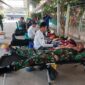 Kodim 0305/Pasaman menggelar bakti sosial donor darah, Minggu (24/9/2023). (Diskominfo Pasbar)