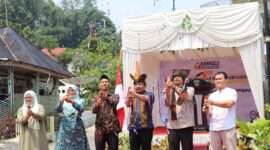 Pencanangan Kelurahan Sigando, Kecamatan Padang Panjang Timur (PPT) sebagai Kampung Pengawasan Partisipatif Pemilu 2024. (Kominfo Padang Panjang)