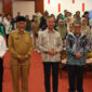 Menperin RI Agus Gumiwang Kartasasmita, Gubernur Sumbar Mahyeldi, Rektor Unand Prof. Yuliandri dan stakeholder lainnya usai memberikan kuliah umum di Unand, Senin (4/9/2023).