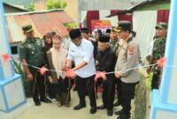 Pencanangan Bukit Karan sebagai Kampung Bebas Narkoba, Rabu (20/9/2023). (Prokopim Padang)
