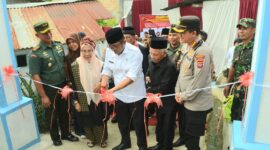 Pencanangan Bukit Karan sebagai Kampung Bebas Narkoba, Rabu (20/9/2023). (Prokopim Padang)