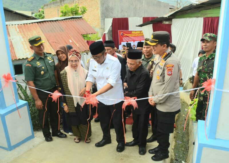 Pencanangan Bukit Karan sebagai Kampung Bebas Narkoba, Rabu (20/9/2023). (Prokopim Padang)