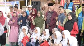 Gubernur Sumbar Mahyeldi meresmikan Nagari Bersih Narkoba (Bersinar) di Nagari Pauh Kamba, Kabupaten Padang Pariaman, Kamis (7/9/2023). (adpsb)