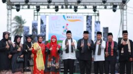 Gelaran Kharisma Event Nusantara (KEN) Rang Solok Baralek Gadang resmi ditutup, Senin (18/9/2023). (Prokomp Kota Solok)