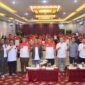 Wali Kota Padang Hendri Septa menghadiri Raker KONI Kota Padang tahun 2023 di Hotel Rang Kayo Basa, Sabtu (23/9/2023). (Prokopim Padang)