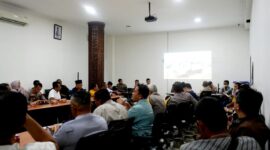 Rapat finalisasi persiapan Minangkabau Basapeda di Aula Dispora Sumbar. (Diskominfo Sumbar)