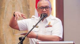 Sekda Kota Padang Andree Algamar. (Prokopim Padang)