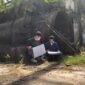 Mahasiswa Prodi Arsitektur UBH kuliah Dasar Desain I di kawasan Pabrik Indarung I PT Semen Padang. (Humas Semen Padang)