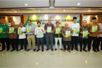 Pengundian nomor urut sementara Bacalon Rektor Unand. (Humas Unand)