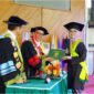 Prosesi wisuda V Universitas Andalas yang digelar di Gedung Auditorium Kampus Limau Manis, Sabtu (30/9/2023). (Humas Unand)