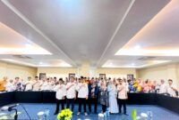 Wali Kota Padang Hendri Septa saat Bimtek Public Speaking Gelombang II bagi lurah se-Kota Padang, Jumat (6/10/2023). 