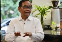 Mahfud MD menyebut Mentan Syahrul Yasin Limpo sudah berstatus tersangka. (Dok. Mahfud MD) 