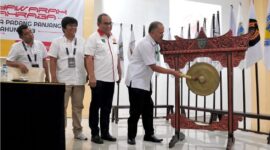 Pembukaan Musorkot KONI Padang Panjang, Rabu (11/10/2023). (Kominfo Padang Panjang)