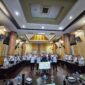 Pemko Padang menggelar diskusi publik dalam rangka penyusunan naskah akademik dan Ranperda tentang Penyelenggaraan Pangan di Kota Padang tahun 2023, Rabu (11/10/2023). (Diskominfo Padang)