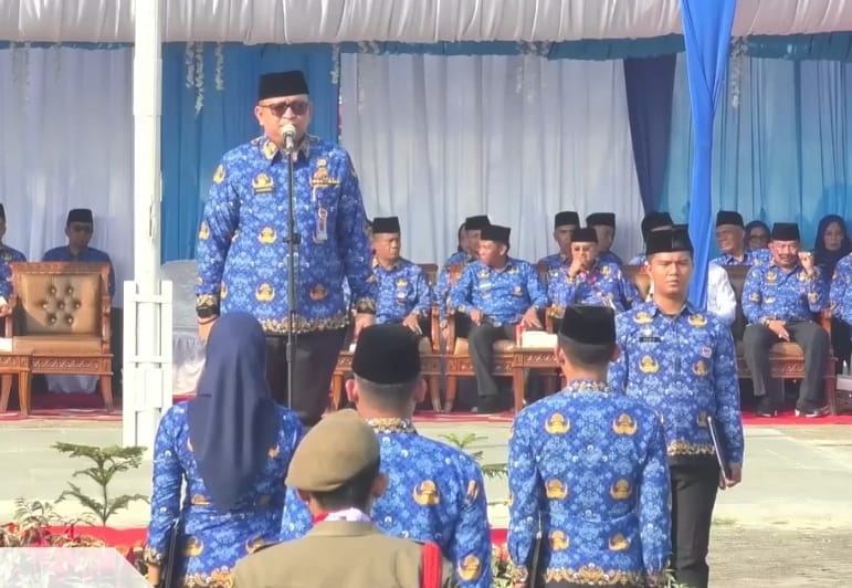 Sekda Kota Padang Andree Algamar mengajak para ASN dan anggota Korpri agar menjaga netralitas pada Pemilu 2024.
