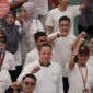 Kegiatan Bawaslu on Car Free Day di Jakarta, Minggu (4/2/2024). (Foto: Tumpal Simanjuntak)