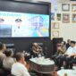Rapat koordinasi persiapan penyelenggaraan Pemilu 2024 di Lounge Balai Kota Padang Aie Pacah, Rabu (7/2/2024). (Prokopim Padang)