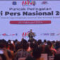 Presiden Jokowi menghadiri Puncak Peringatan HPN 2024, di Econventional Hall Ecopark Ancol, Jakarta, Selasa (20/2/2024). (Foto: Humas Setkab/Oji)