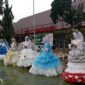 Fashion show dengan kostum dari barang bekas. (Diskominfo Padang Panjang)