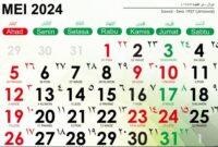 Tanggal merah Mei 2024. (Sumber: kemenag.go.id)