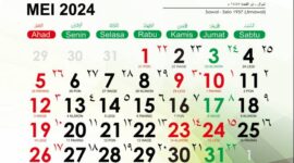 Tanggal merah Mei 2024. (Sumber: kemenag.go.id)