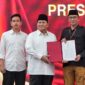 Penetapan Prabowo Subianto-Gibran Rakabuming Raka sebagai presiden dan wakil presiden terpilih lewat Pilpres 2024. (Foto: IG sufmi_dasco)