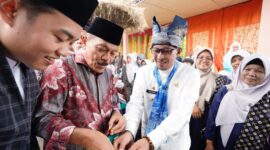 Bupati Tanah Datar Eka Putra  membuka acara Labuah Babudayo, Jumat (12/4/2024). (Foto: Prokopim Tanah Datar)