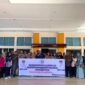 Pelepasan TFL untuk pelaksanaan rehab rumah rusak sedang korban gempa Pasbar, di lobi kantor bupati setempat, Jumat (19/4/2024). (Foto: Diskominfo Pasbar)