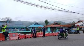 Hari pertama penerapan one way jalur Padang-Bukittinggi. (Foto: Diskominfo Padang Panjang)