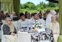 Wali Kota Padang Hendri Septa menghadiri Halalbihalal RSUD Rasidin Padang, Sabtu (27/4/2024). (Foto: Prokopim Padang)