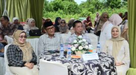 Wali Kota Padang Hendri Septa menghadiri Halalbihalal RSUD Rasidin Padang, Sabtu (27/4/2024). (Foto: Prokopim Padang)