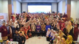 Wali Kota Padang Hendri Septa menghadiri Lokakarya 7 Panen Hasil Belajar Program Pendidikan Guru Penggerak di Gedung Youth Center, Minggu (28/4/2024). (Foto: Prokopim Padang)