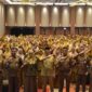 Wali Kota Padang Hendri Septa saat menghadiri acara Halalbihalal dan Rapat Teknis Disdikbud Padang di ZHM Hotel Padang, Senin, (29/4/2024). (Foto: Prokopim Padang)