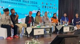Suasana sarasehan HKBN 2024 di Gedung Youth Center, Jumat (26/4/2024). (Foto: Diskominfo Padang)