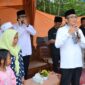 Wali Kota Padang Hendri Septa menjemput keluarga Syaqban di Kelurahan Teluk Kabung Tengah, Kecamatan Bungus Teluk Kabung, Selasa (2/4/2024).
